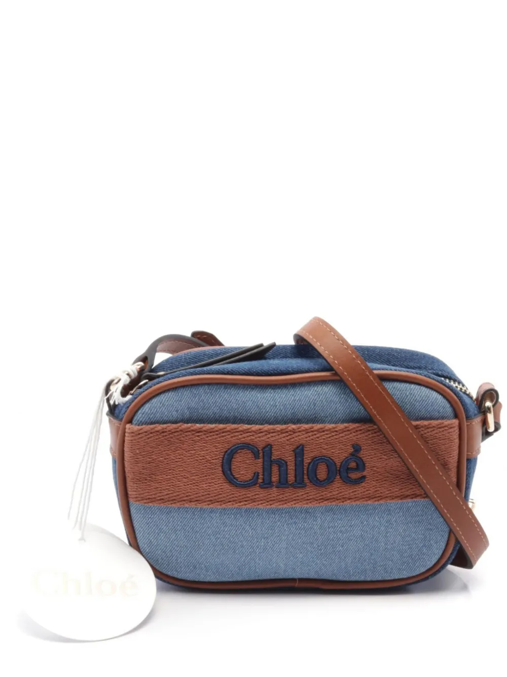 2010s mini denim shoulder bag