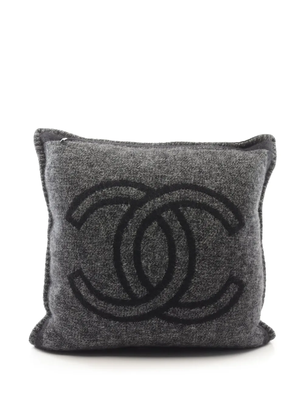 CHANEL Pre-Owned 1986-1988 Coco Mark cushion - Grijs