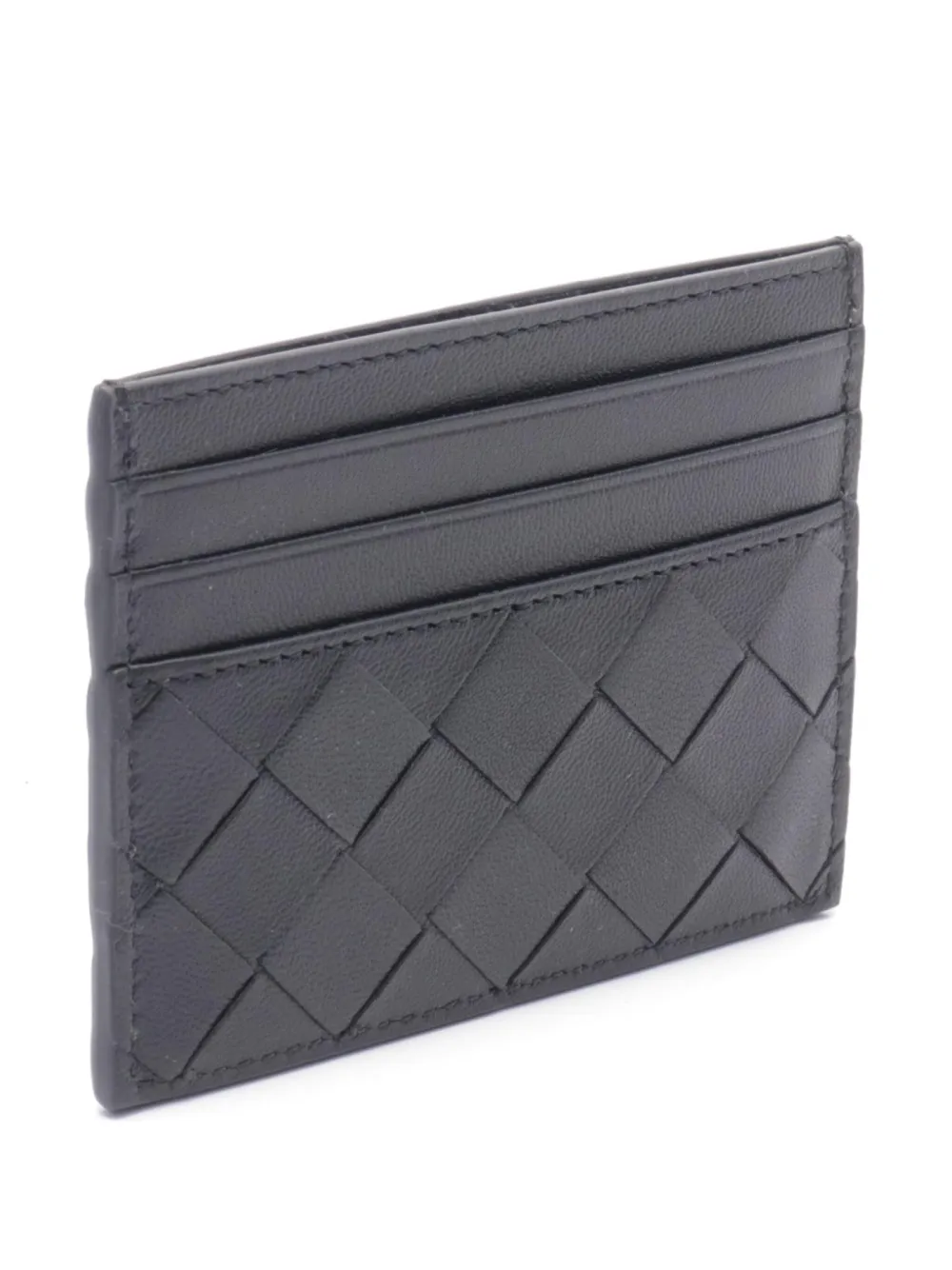 Bottega Veneta Pre-Owned 2020s Intrecciato cardholder - Zwart