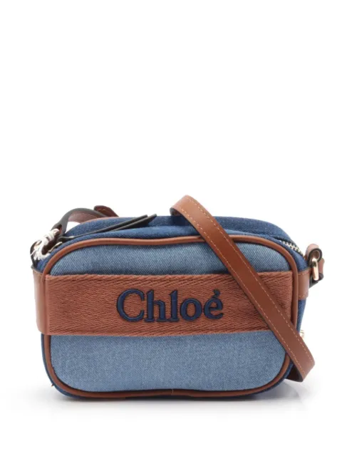 Chloé Pre-Owned 2020s mini denim shoulder bag