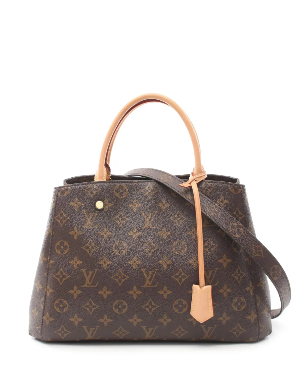 Louis Vuitton Pre-Owned 2019 モンテーニュ ハンドバッグ - ブラウン Louis Vuitton Pre-Owned 2019 モンテーニュ ハンドバッグ - ブラウン