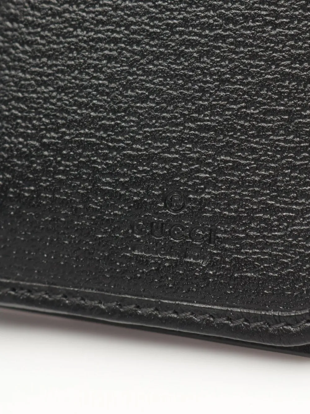 Pre-owned Gucci 2020s Gg Marmont Long Wallet In Black