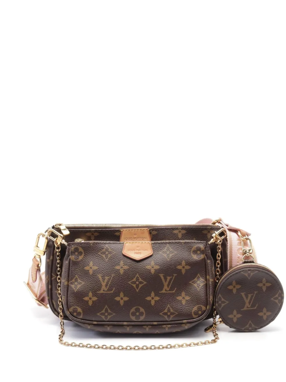 Louis Vuitton Pre-Owned 2021 マルチ ポシェット クラッチバッグ - ブラウン Louis Vuitton Pre-Owned 2021 マルチ ポシェット クラッチバッグ - ブラウン