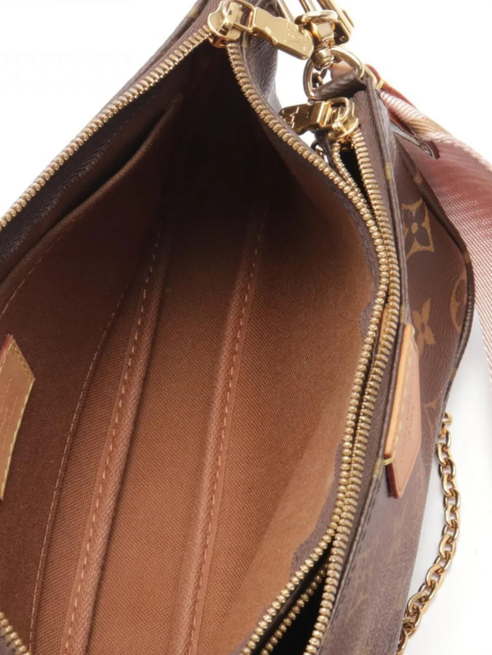 Pre-owned Louis Vuitton 2021 Multi Pochette Clutch Bag In 褐色