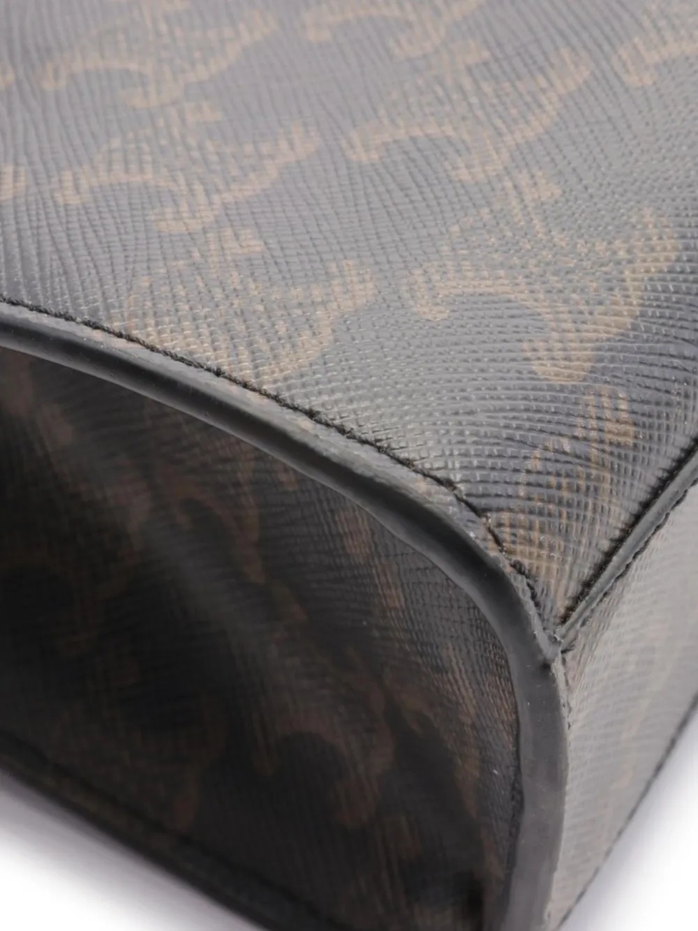 Pre-owned Celine 2010s Small Vertical Hippopotamus Triomphe Tote Bag In Black