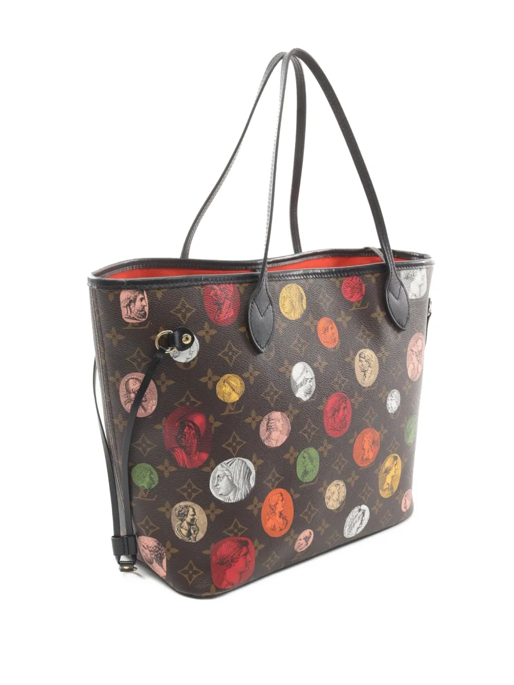 Louis Vuitton Pre-Owned x Fornasetti 2021 Neverfull MM tote bag - Bruin