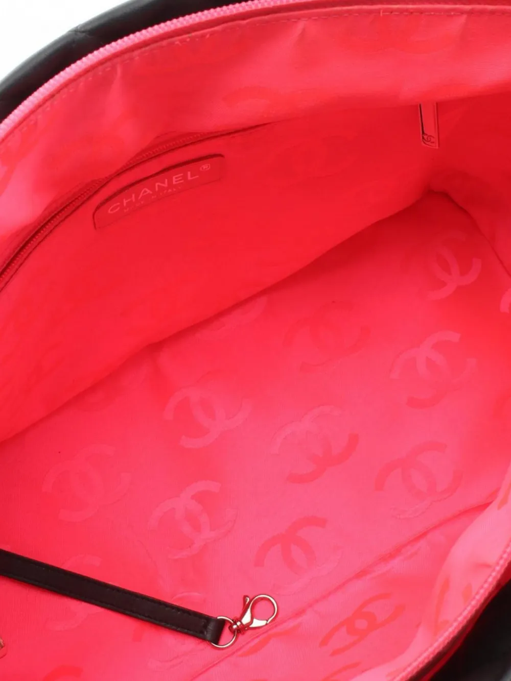 Pre-owned Chanel Large 2010s Cambon Line Tote Bag In Black