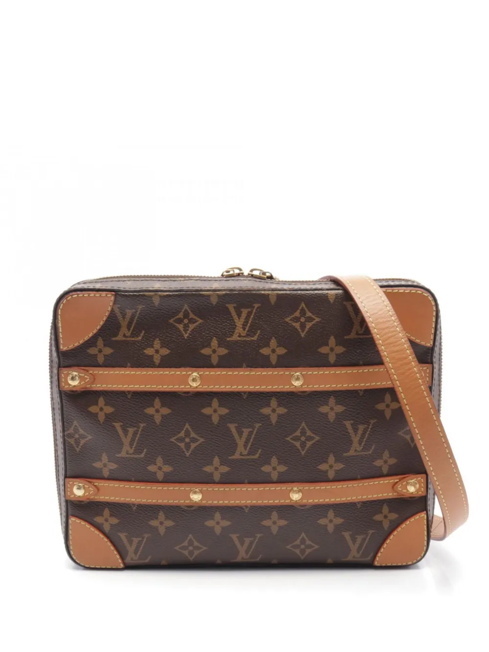 Pre-owned Louis Vuitton 2019 Soft Trunk Messenger Bag In Brown