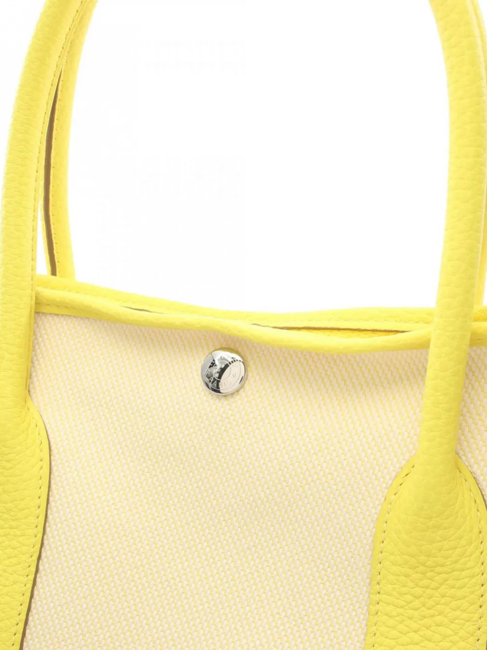 Pre-owned Hermes 2021 Party Pm Handbag In White