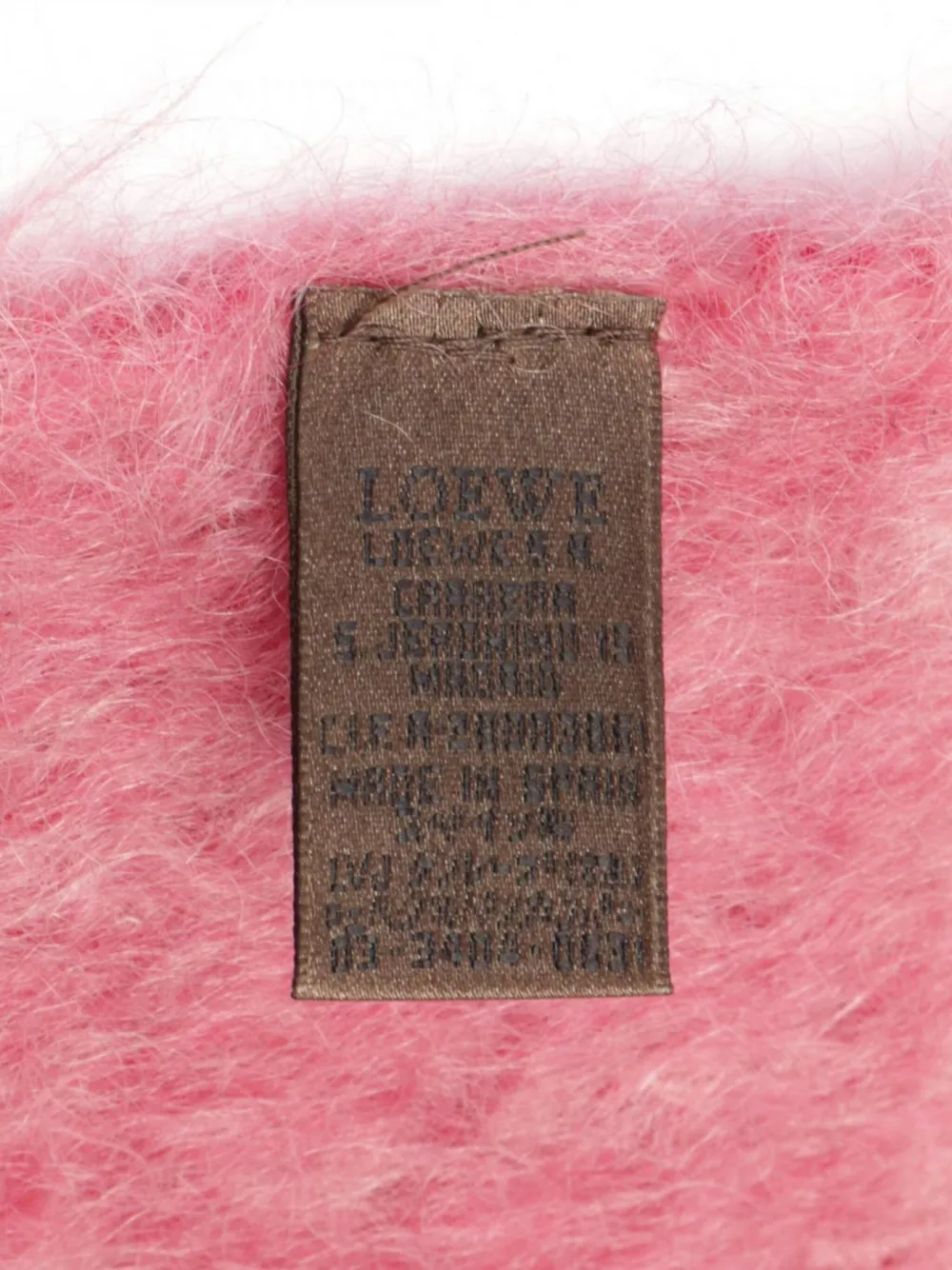 Loewe Pre-Owned 2010 Anagram scarf - Roze
