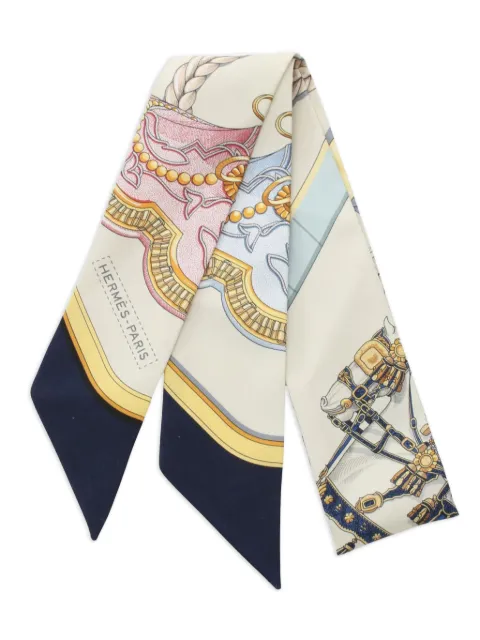 Hermès Pre-Owned 2010s Twilly Grand Apparat scarf