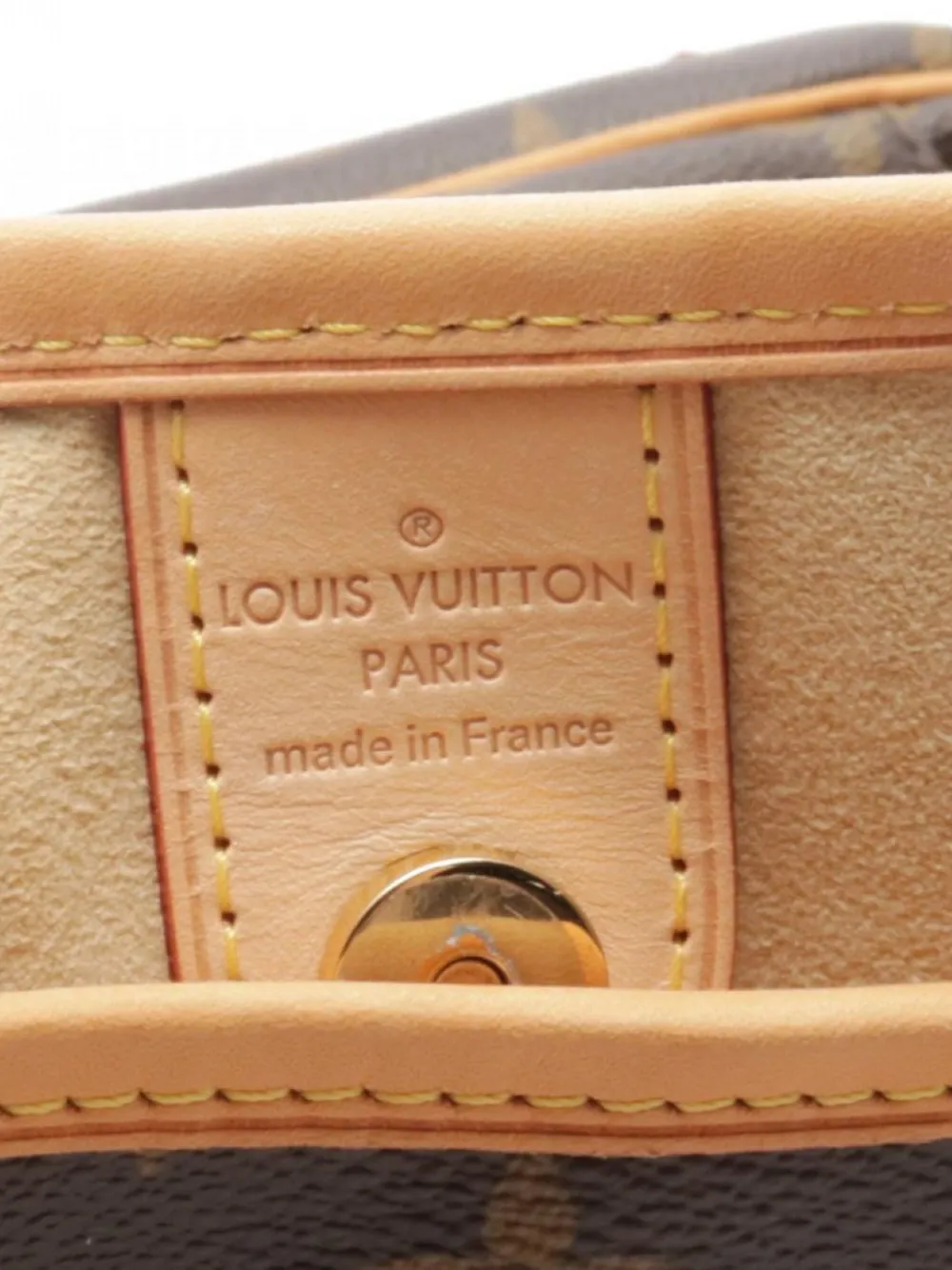 Pre-owned Louis Vuitton 2010 Galliera Pm Shoulder Bag In Brown