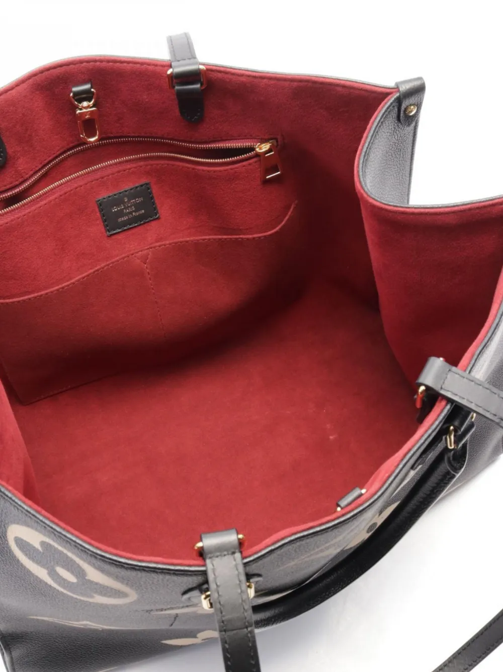 Pre-owned Louis Vuitton 2021 Onthego Gm Tote Bag In ブラック