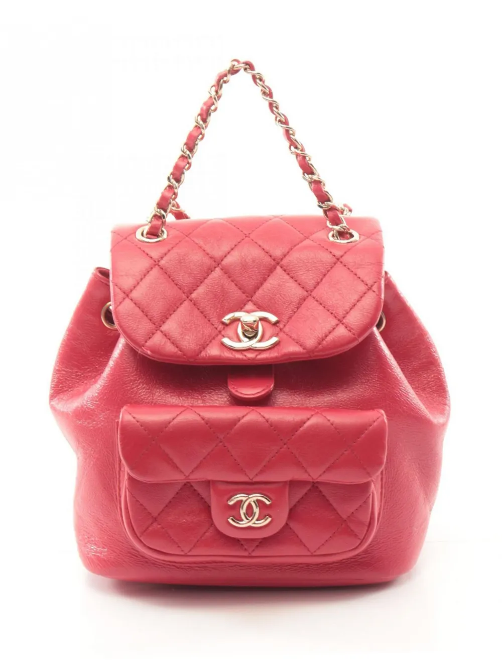 CHANEL Pre-Owned 2021 マテラッセ バッグ - ピンク CHANEL Pre-Owned 2021 マテラッセ バッグ - ピンク