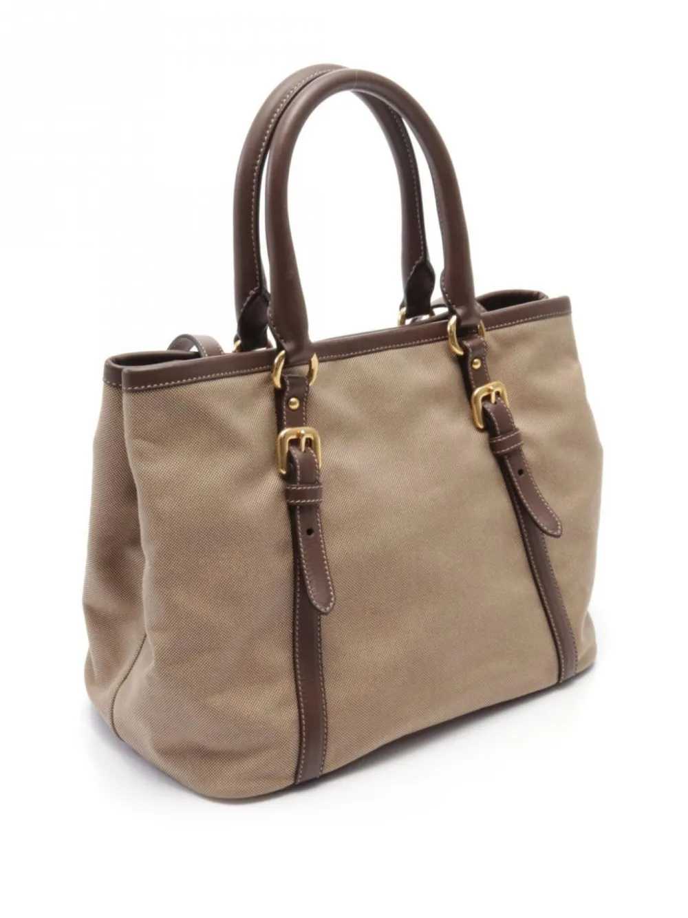 Prada Pre-Owned 2010s Canapa tas - Beige