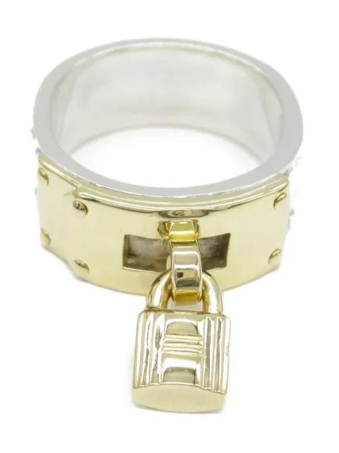 Hermès Pre-Owned 2010s 18K yellow gold Kelly ring