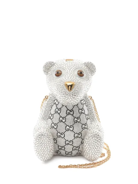 Gucci Pre-Owned 2010s GG teddy bear chain shoulder bag 