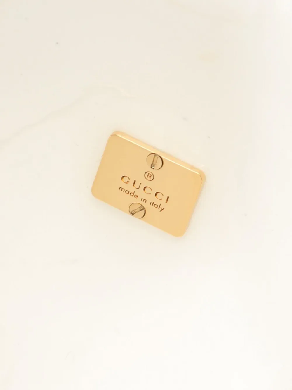 Pre-owned Gucci 2010s Gg Teddy Bear Chain Shoulder Bag In Silver