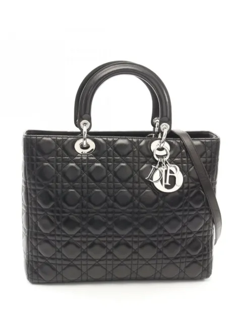 Christian Dior Pre-Owned 2010s large Lady Dior handbag