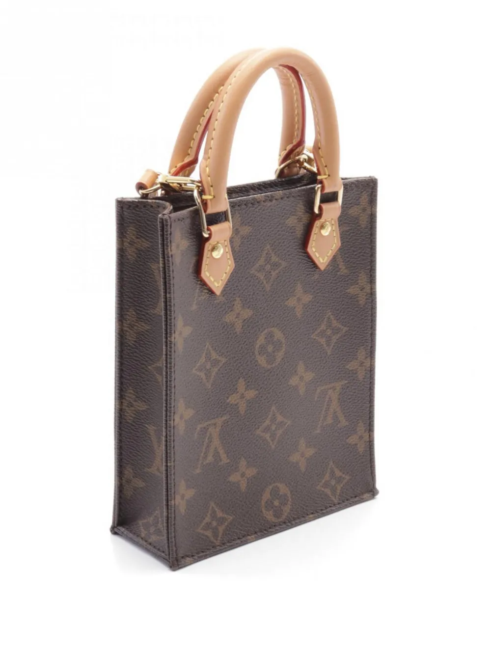 Louis Vuitton Pre-Owned 2021 Petit Sac Plat tas - Bruin