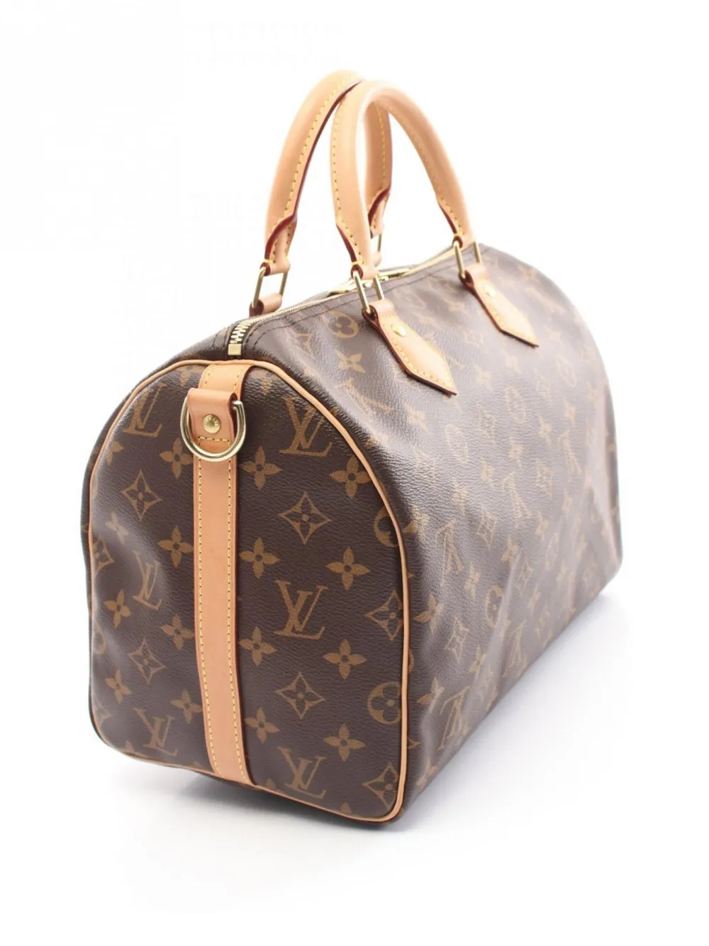 Louis Vuitton Pre-Owned 2021 Speedy Bandouliere 30 handtas - Bruin