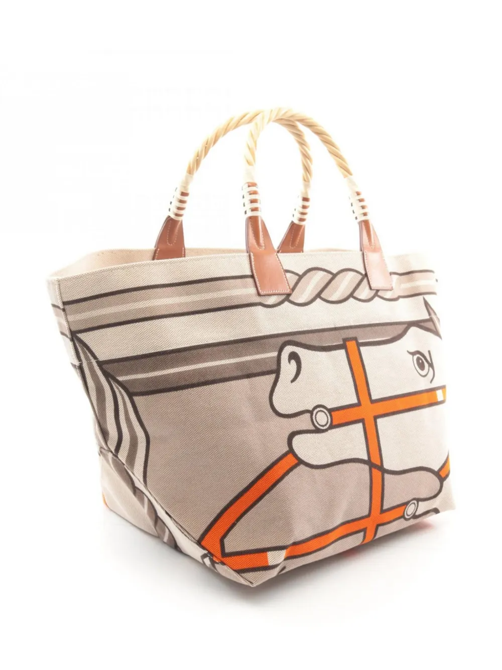 Hermès Pre-Owned 2011 large Steeple handbag - Beige