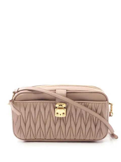 Miu Miu Pre-Owned 2010s matalassé shoulder bag