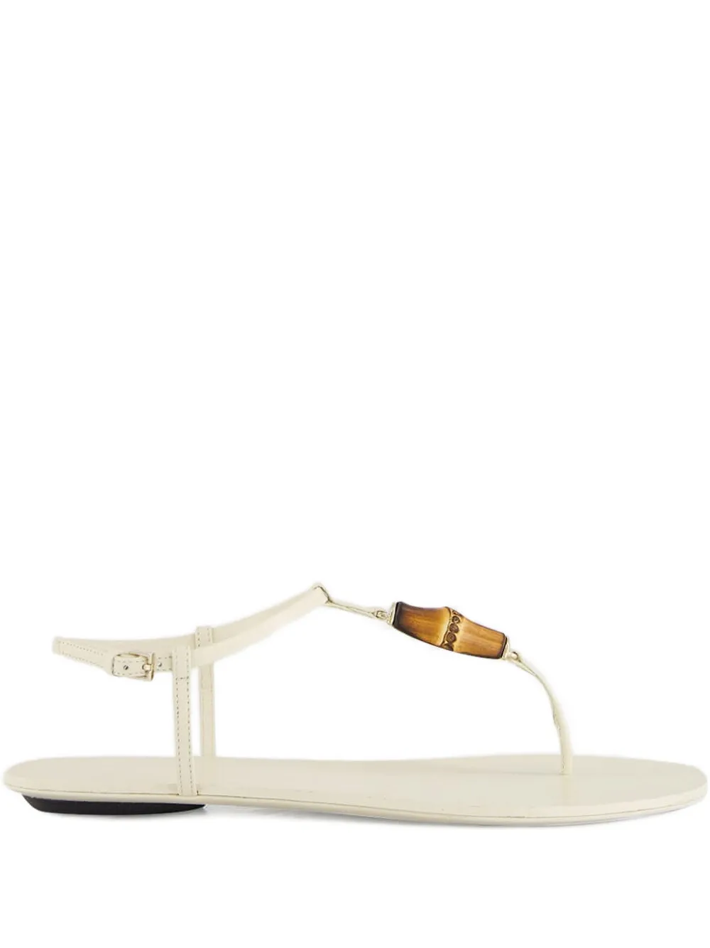 Gucci Sandalen met bamboe detail Wit