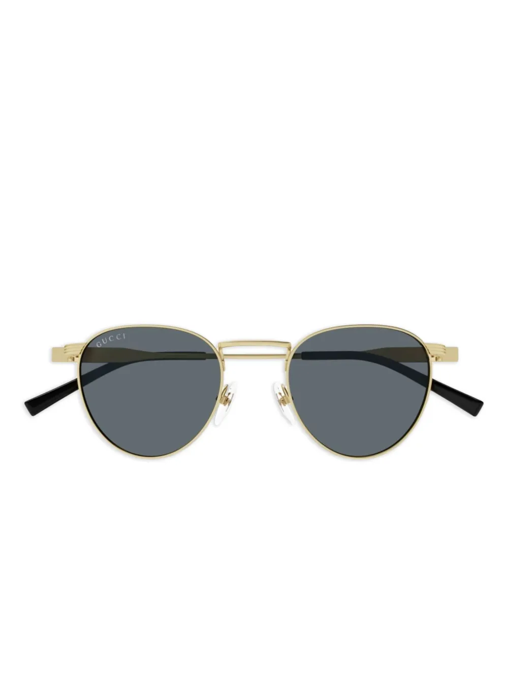 Gucci Eyewear Signature Web zonnebril Goud