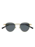 Gucci Eyewear Signature Web sunglasses - Gold
