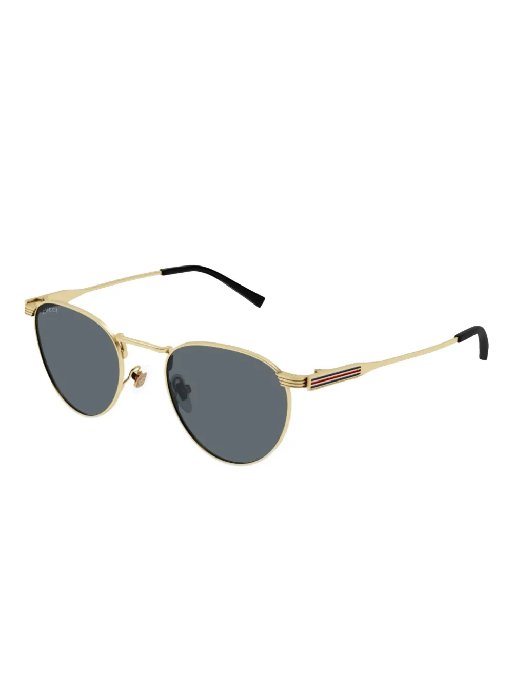 Gucci Eyewear Signature Web sunglasses - Goud