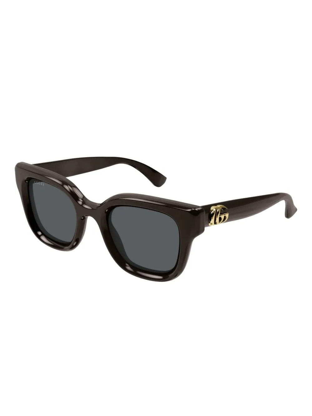 Gucci Eyewear logo-plaque sunglasses - Zwart