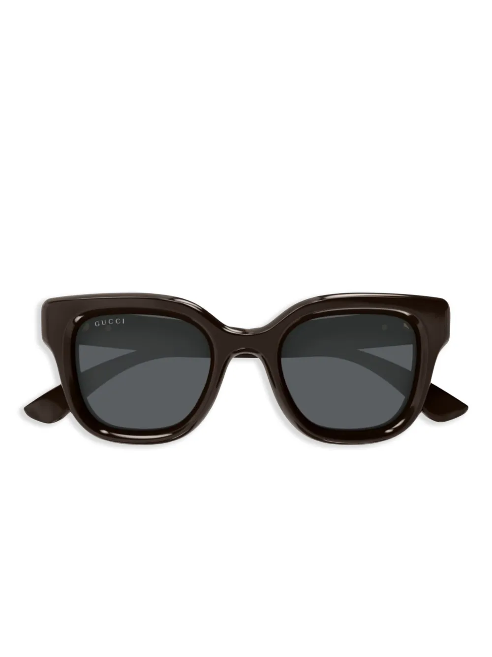 Gucci Eyewear Zonnebril met logoplakkaat Zwart