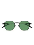 Gucci Eyewear Signature Web detailing sunglasses - Black