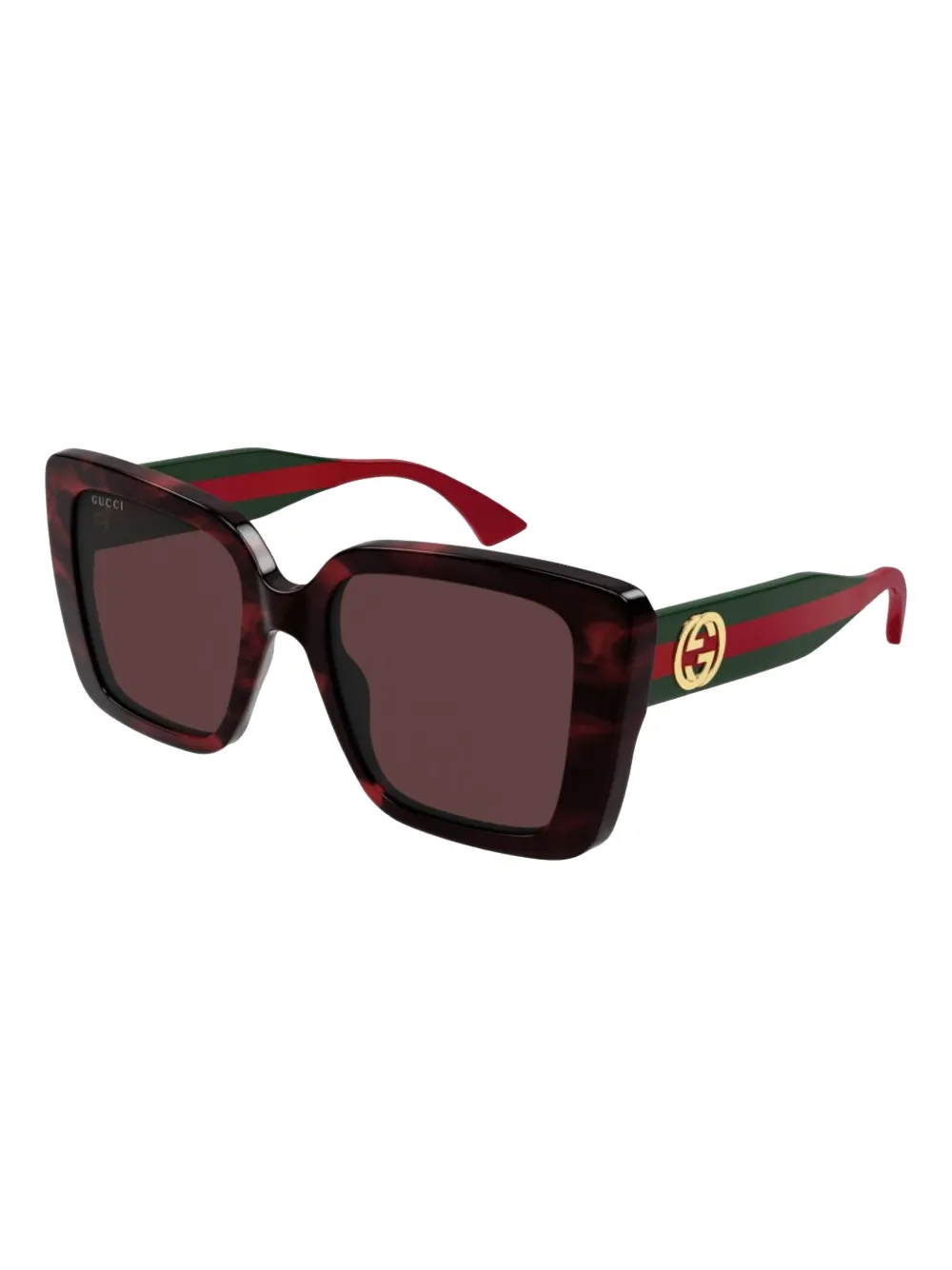 Gucci Eyewear signature web-detailing sunglasses - Bruin