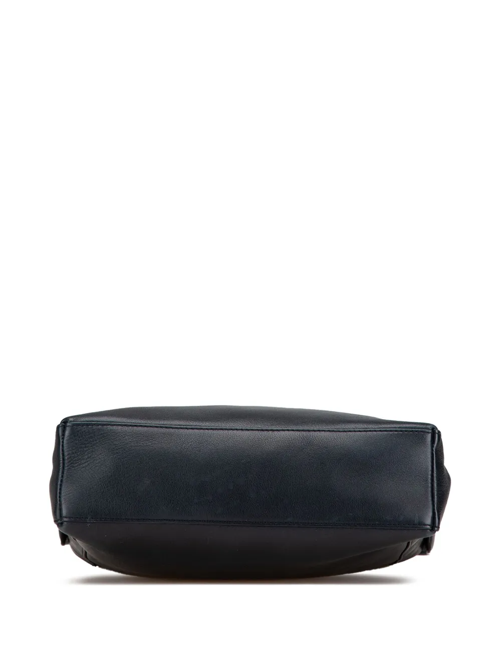 Pre-owned Ferragamo 20th Century Leather Handbag In 蓝色