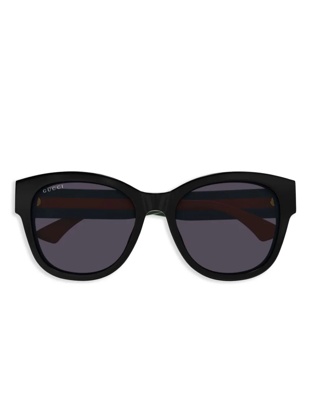 Gucci Eyewear Zonnebril met gegraveerd logo Blauw