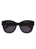 Gucci Eyewear engraved-logo sunglasses - Blue