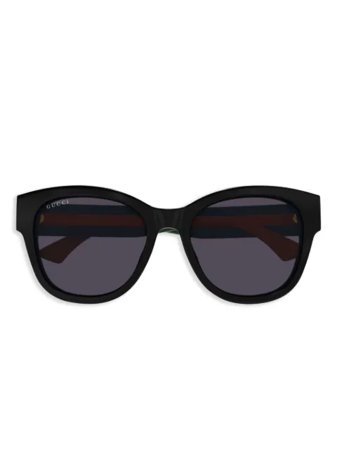 Gucci engraved-logo sunglasses 