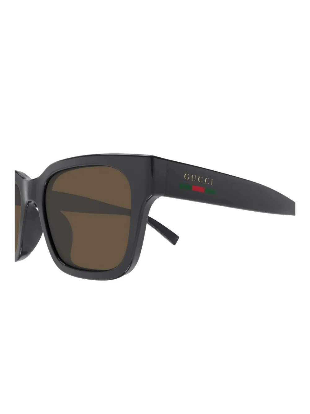 Gucci Eyewear Zonnebril met Signature Web-detail Zwart