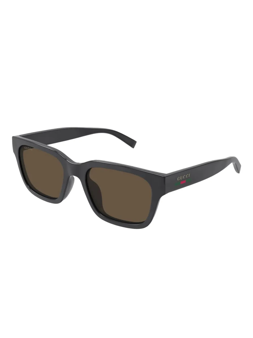 Gucci Eyewear Signature Web detailing sunglasses - Zwart