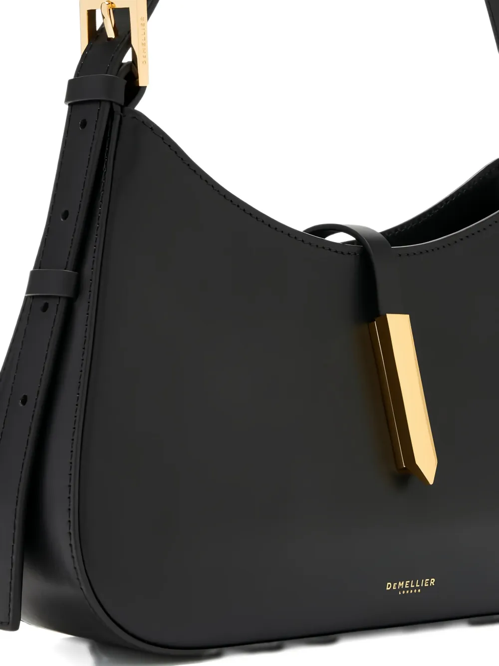 DeMellier Tokio halvemaanvormige shopper Zwart