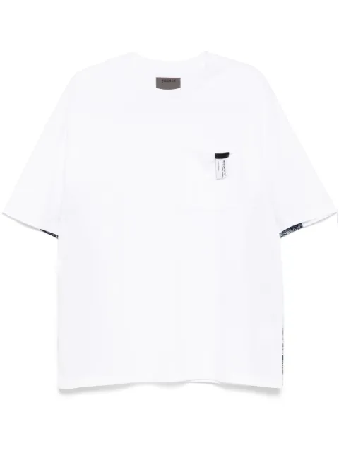 Musium Div. printed outseam panelled T-shirt