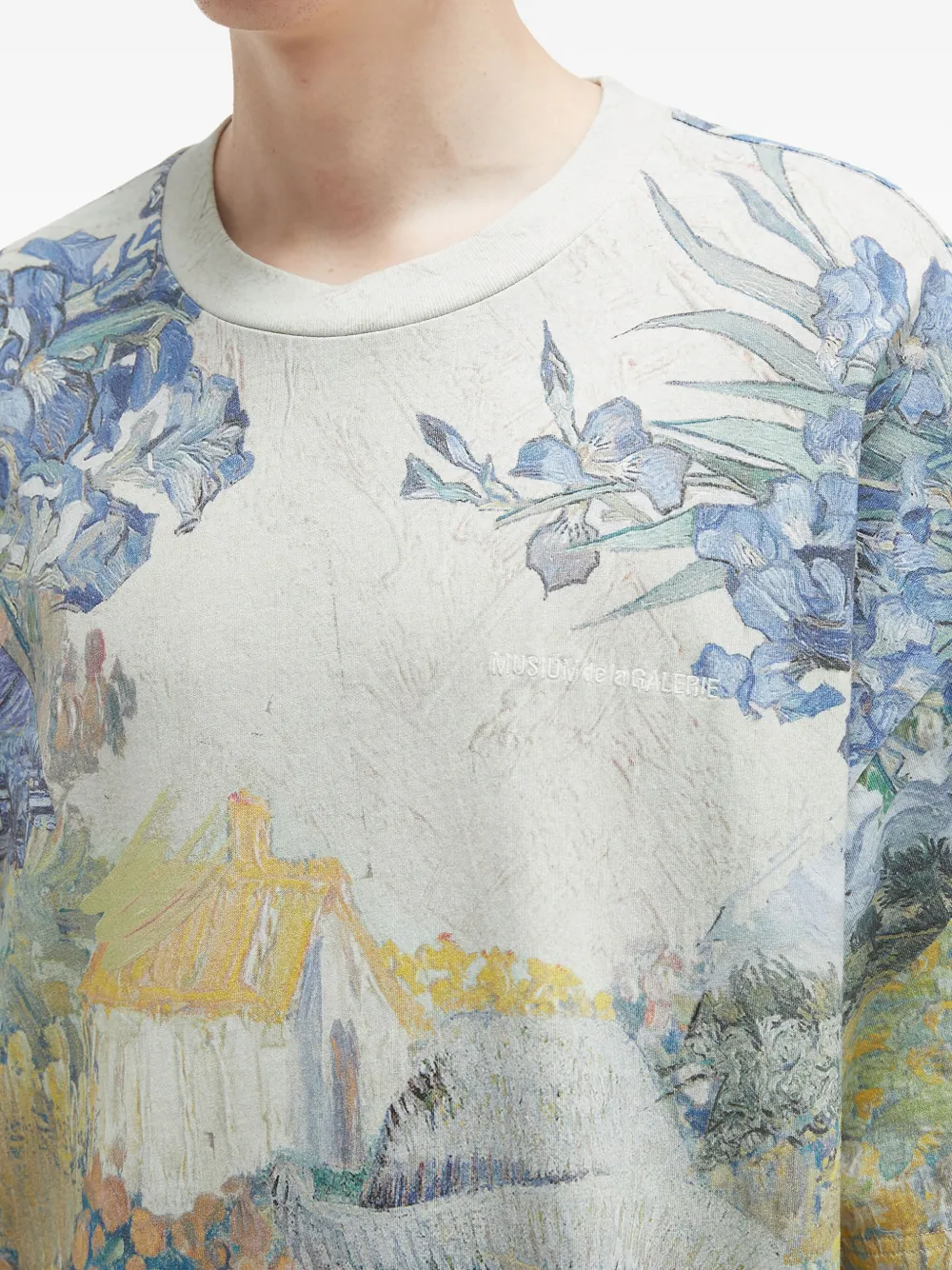 Musium Div. Katoenen T-shirt Blauw