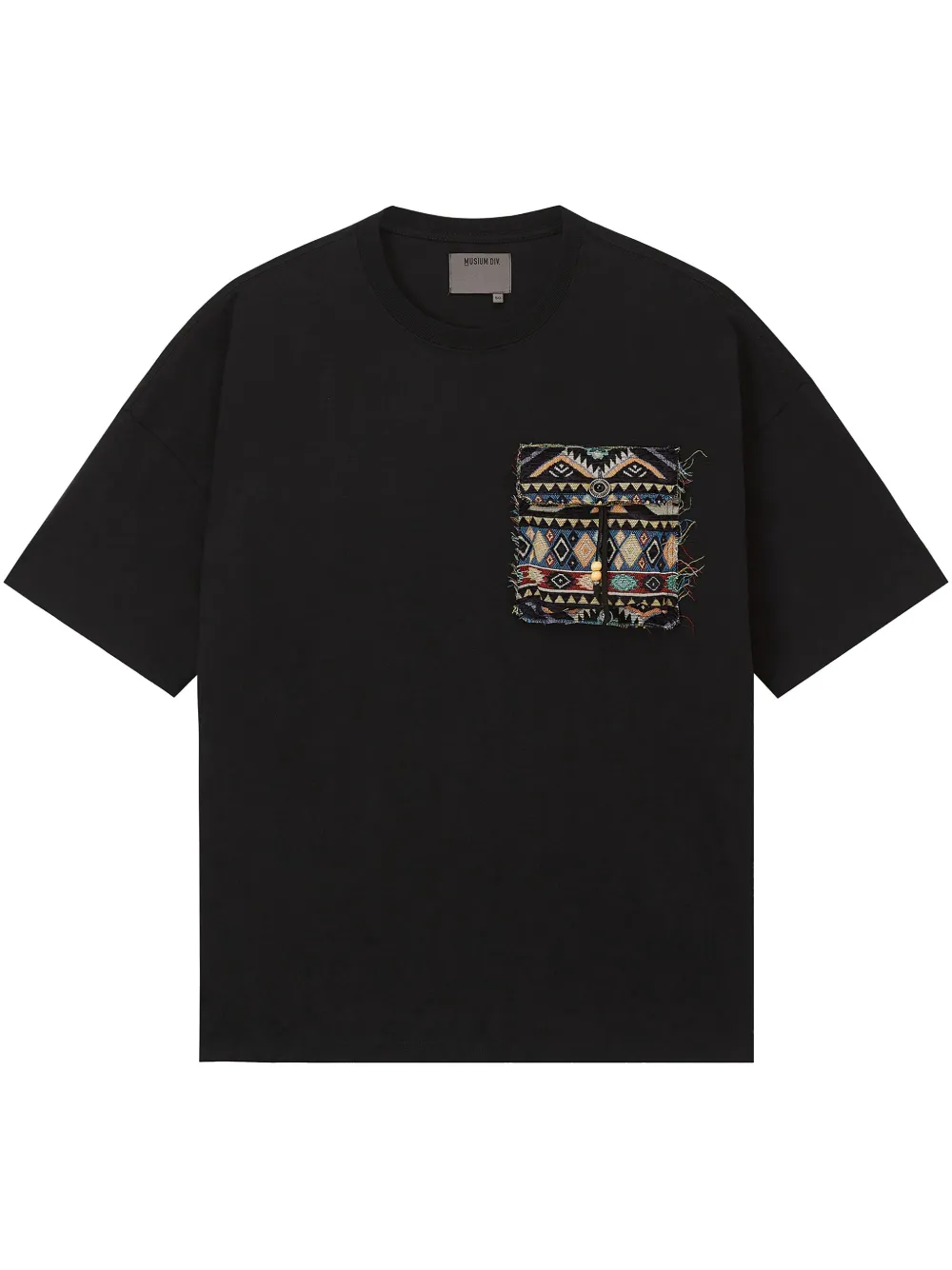 Musium Div. Katoenen T-shirt Zwart