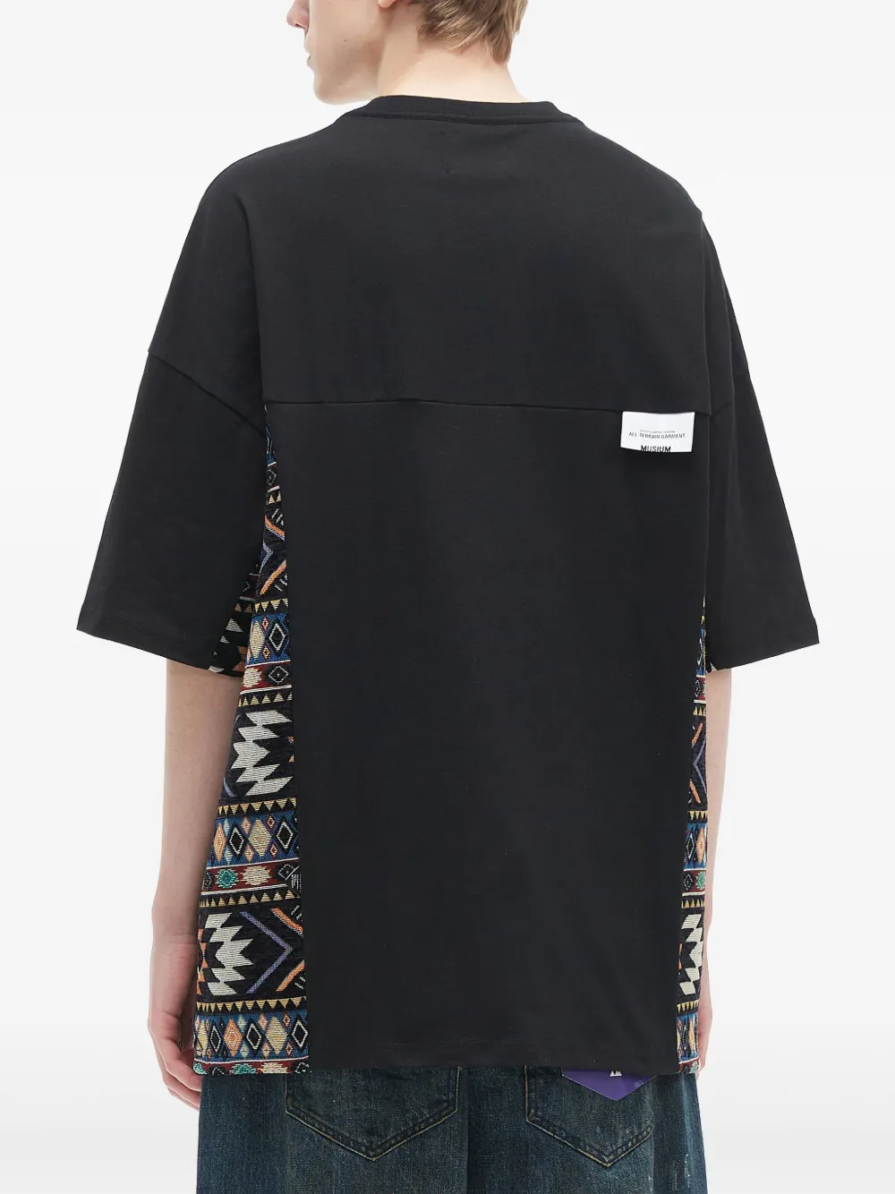 Musium Div. Katoenen T-shirt Zwart