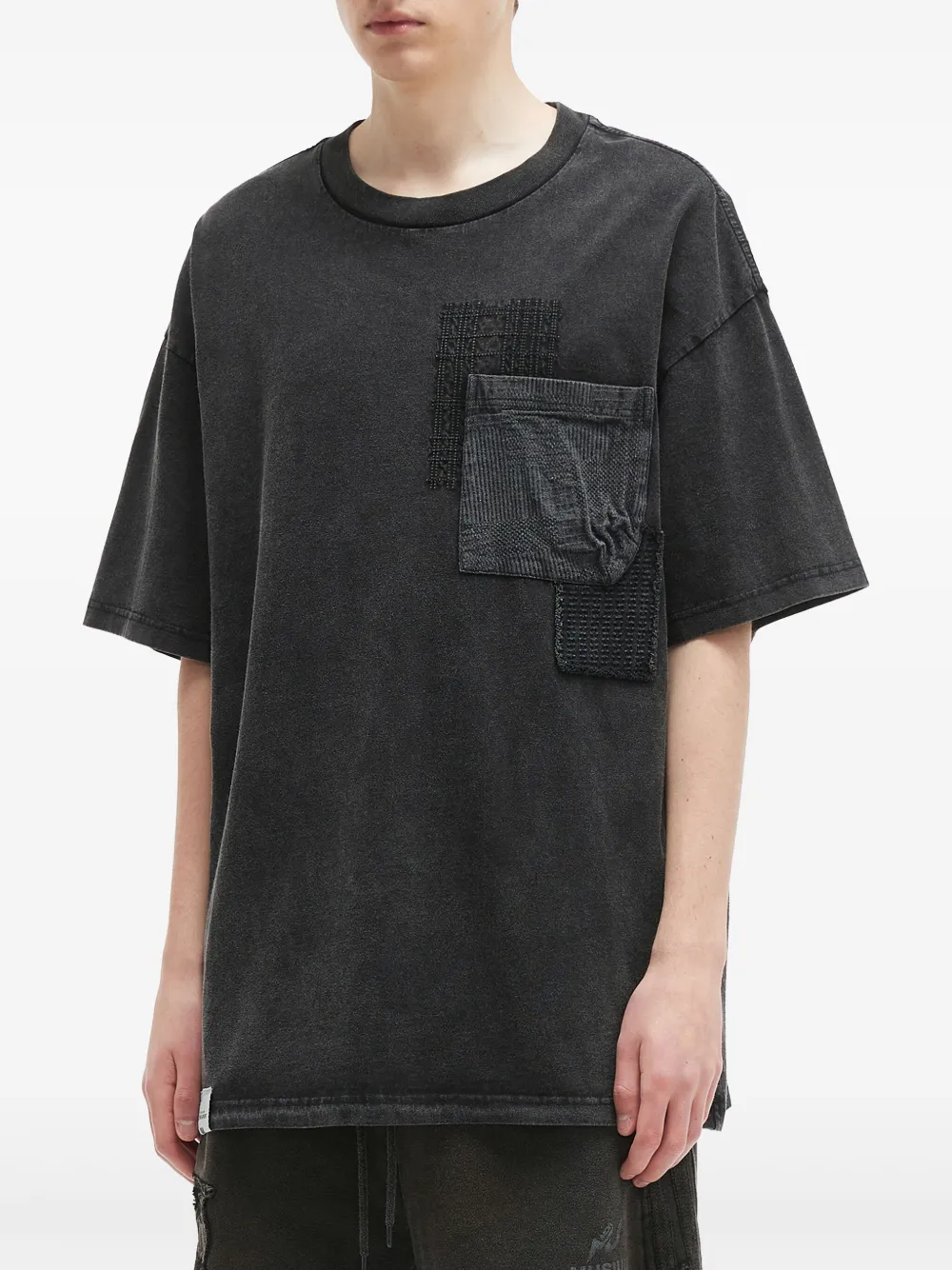 Musium Div. Katoenen T-shirt Zwart