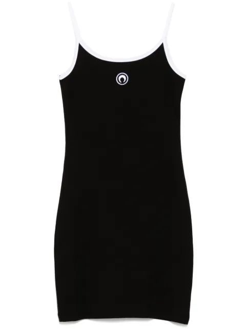 Marine Serre moon-logo jersey dress