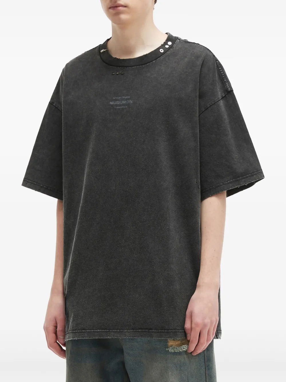 Musium Div. Katoenen T-shirt Grijs