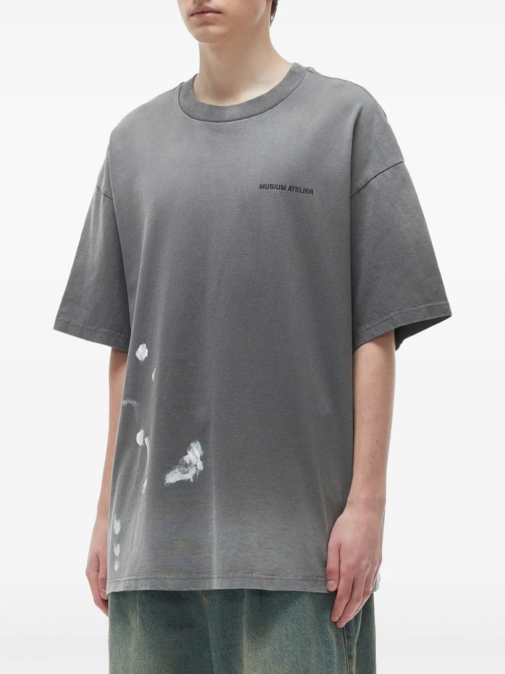 Musium Div. Katoenen T-shirt Grijs